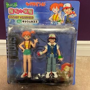 Pokémon Misty and Ash figures